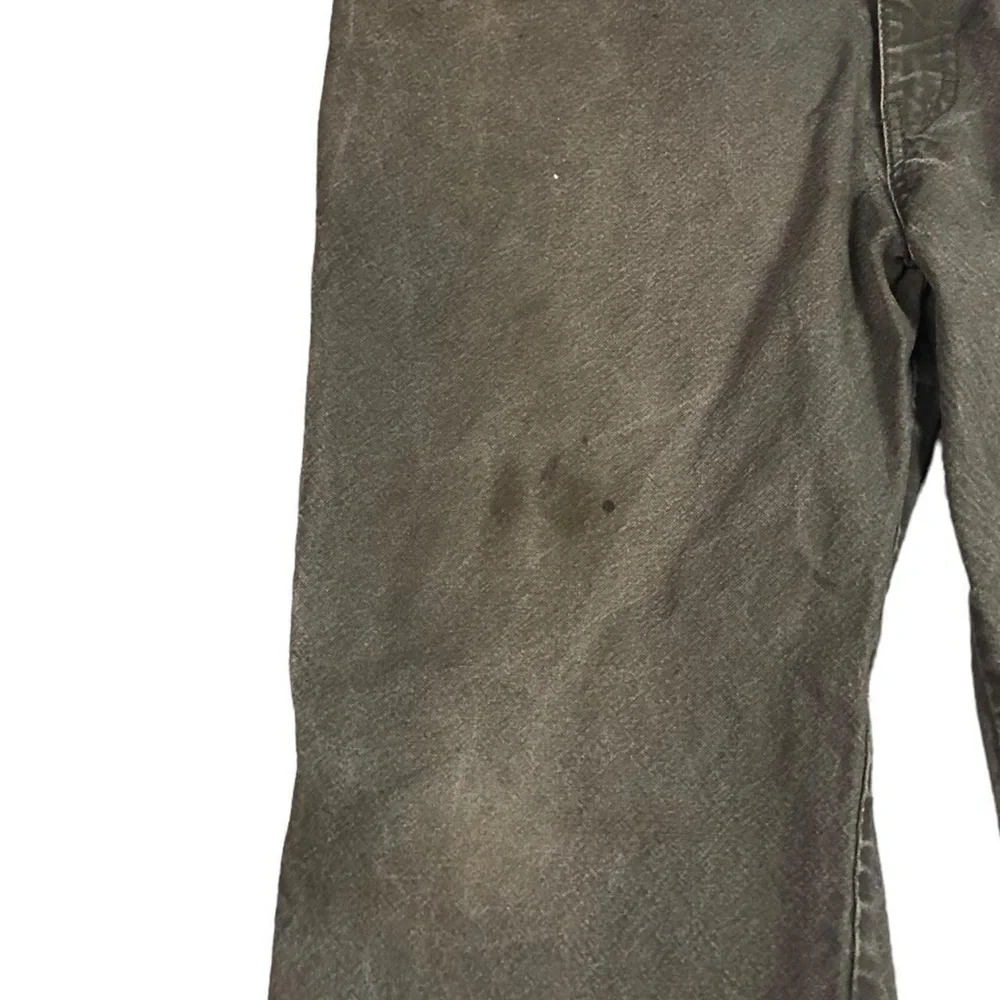 Dickies Vintage Olive Green Carpenter Stained Work Pants Men's 38x30
